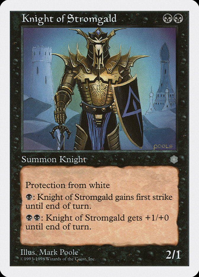Knight of Stromgald [Anthologies] MTG Single Magic: The Gathering    | Red Claw Gaming