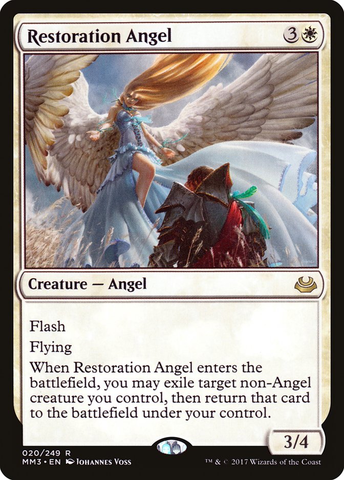 Restoration Angel [Modern Masters 2017] MTG Single Magic: The Gathering    | Red Claw Gaming