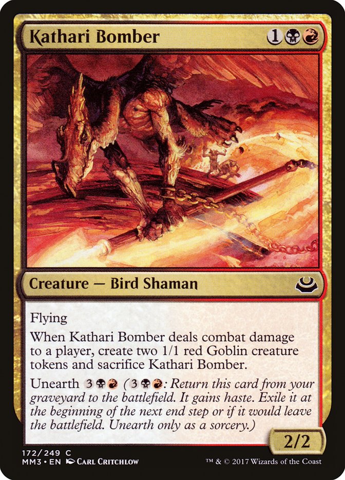 Kathari Bomber [Modern Masters 2017] MTG Single Magic: The Gathering    | Red Claw Gaming
