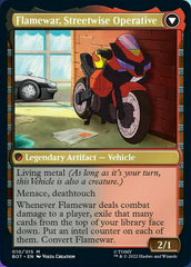 Flamewar, Brash Veteran // Flamewar, Streetwise Operative [Transformers] MTG Single Magic: The Gathering    | Red Claw Gaming
