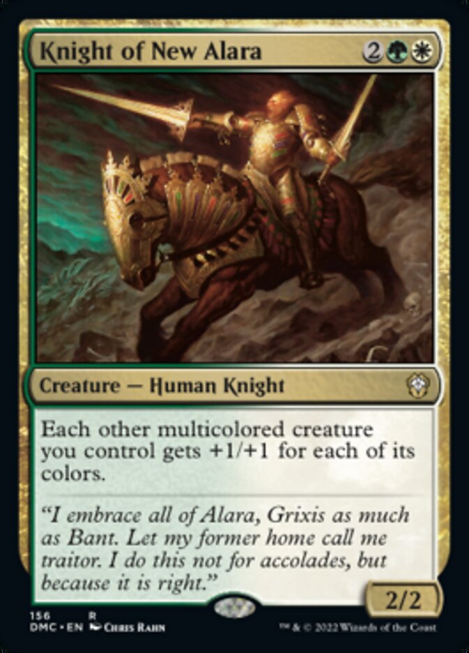 Knight of New Alara [Dominaria United Commander] MTG Single Magic: The Gathering    | Red Claw Gaming