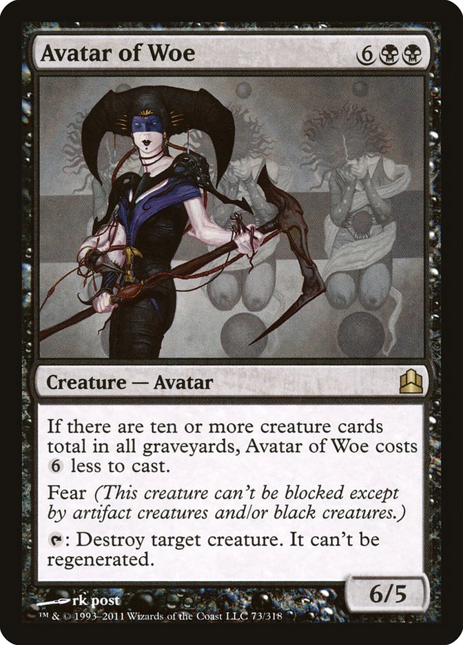 Avatar of Woe [Commander 2011] MTG Single Magic: The Gathering    | Red Claw Gaming