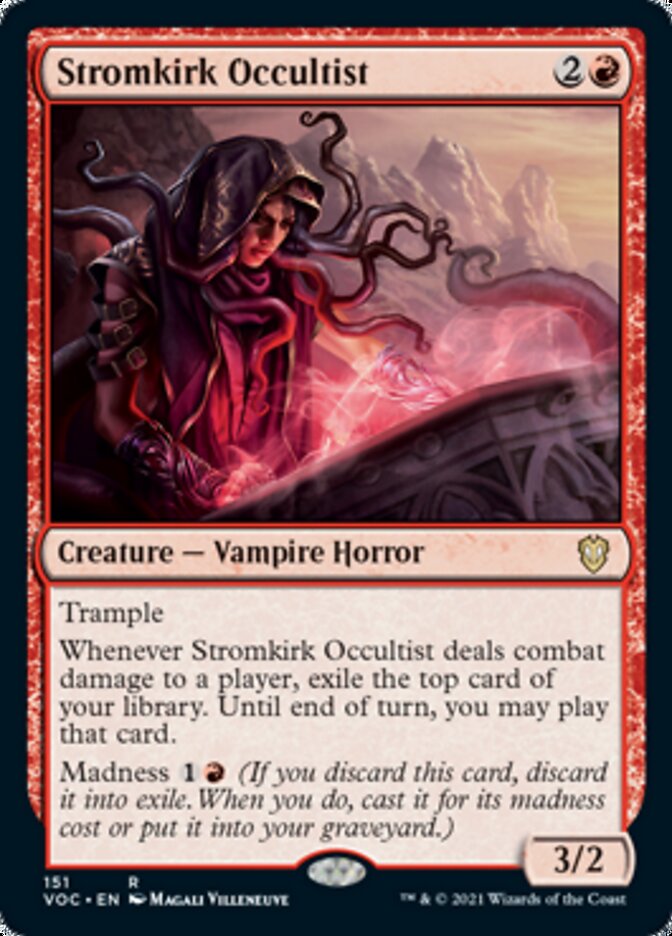 Stromkirk Occultist [Innistrad: Crimson Vow Commander] MTG Single Magic: The Gathering    | Red Claw Gaming