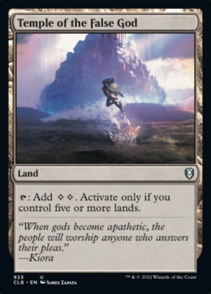 Temple of the False God [Commander Legends: Battle for Baldur's Gate] MTG Single Magic: The Gathering    | Red Claw Gaming