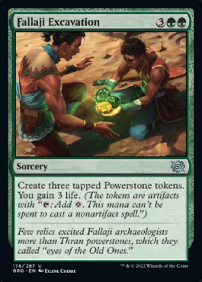 Fallaji Excavation [The Brothers' War] MTG Single Magic: The Gathering    | Red Claw Gaming