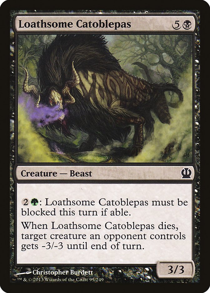 Loathsome Catoblepas [Theros] MTG Single Magic: The Gathering    | Red Claw Gaming