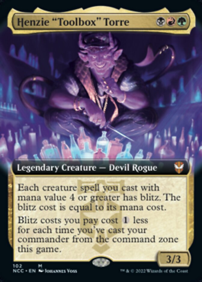 Henzie "Toolbox" Torre (Extended Art) [Streets of New Capenna Commander] MTG Single Magic: The Gathering    | Red Claw Gaming