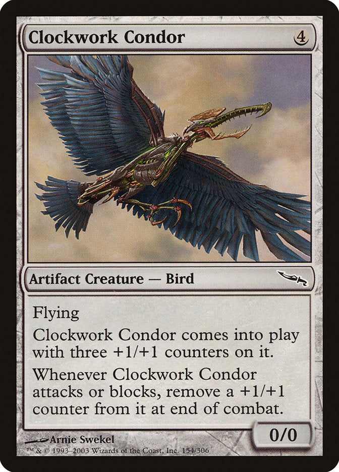 Clockwork Condor [Mirrodin] MTG Single Magic: The Gathering    | Red Claw Gaming