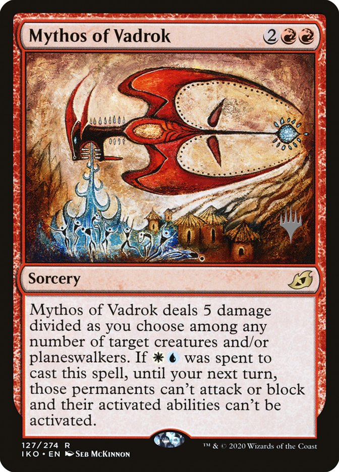 Mythos of Vadrok (Promo Pack) [Ikoria: Lair of Behemoths Promos] MTG Single Magic: The Gathering    | Red Claw Gaming