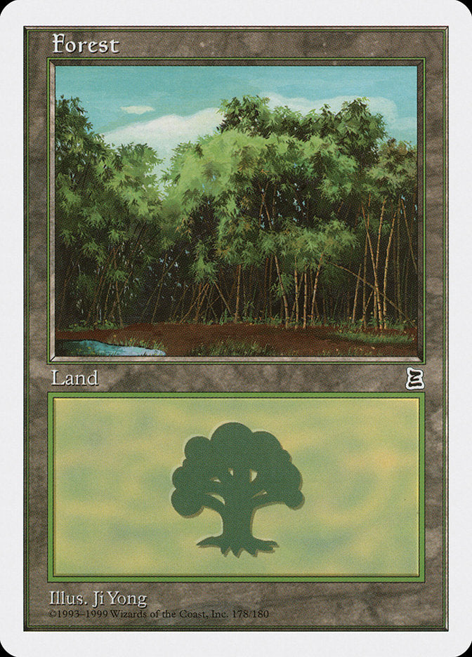 Forest (178) [Portal Three Kingdoms] MTG Single Magic: The Gathering    | Red Claw Gaming
