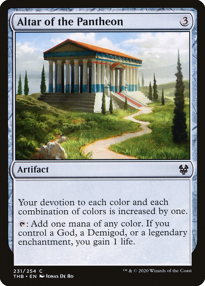 Altar of the Pantheon [Theros Beyond Death] MTG Single Magic: The Gathering    | Red Claw Gaming