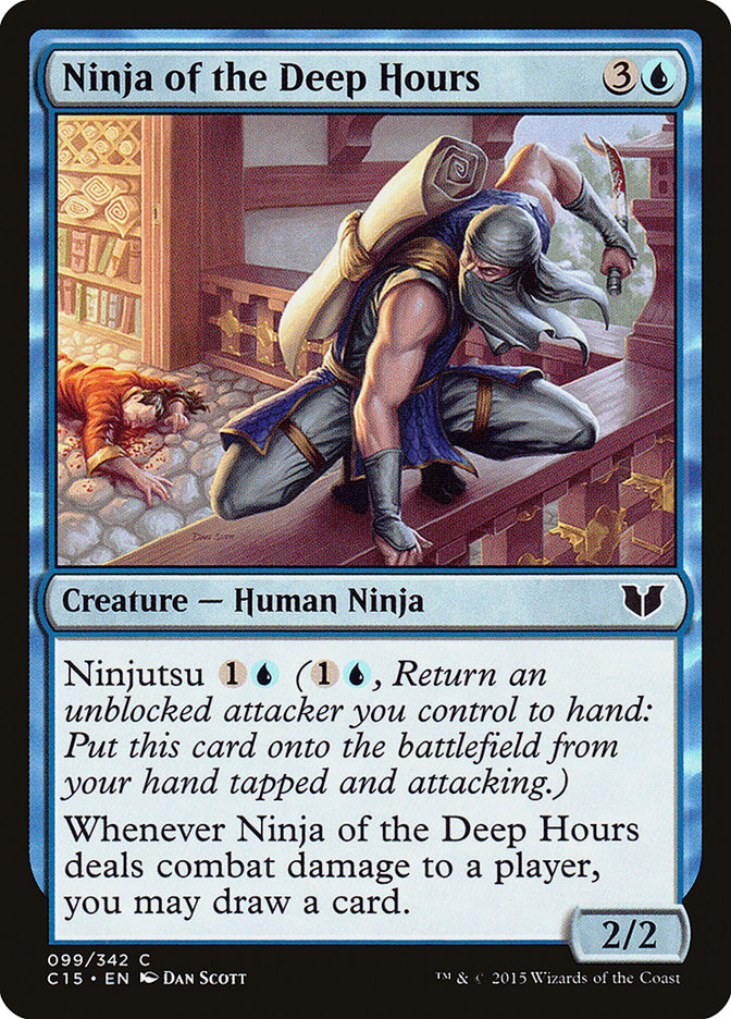 Ninja of the Deep Hours [Commander 2015] MTG Single Magic: The Gathering    | Red Claw Gaming