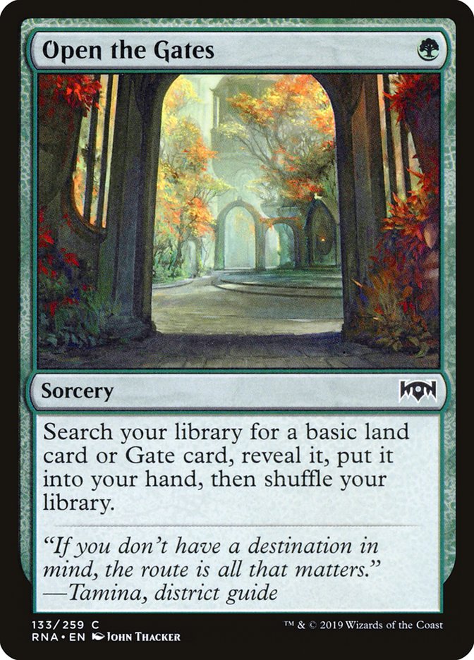 Open the Gates [Ravnica Allegiance] MTG Single Magic: The Gathering    | Red Claw Gaming