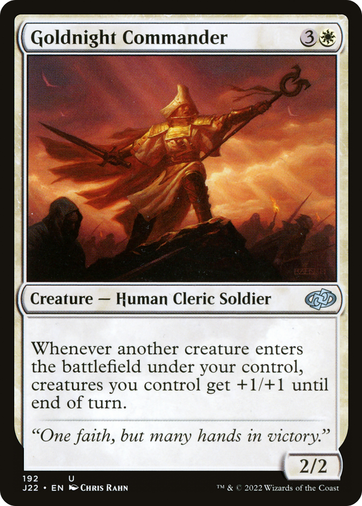 Goldnight Commander [Jumpstart 2022] MTG Single Magic: The Gathering    | Red Claw Gaming