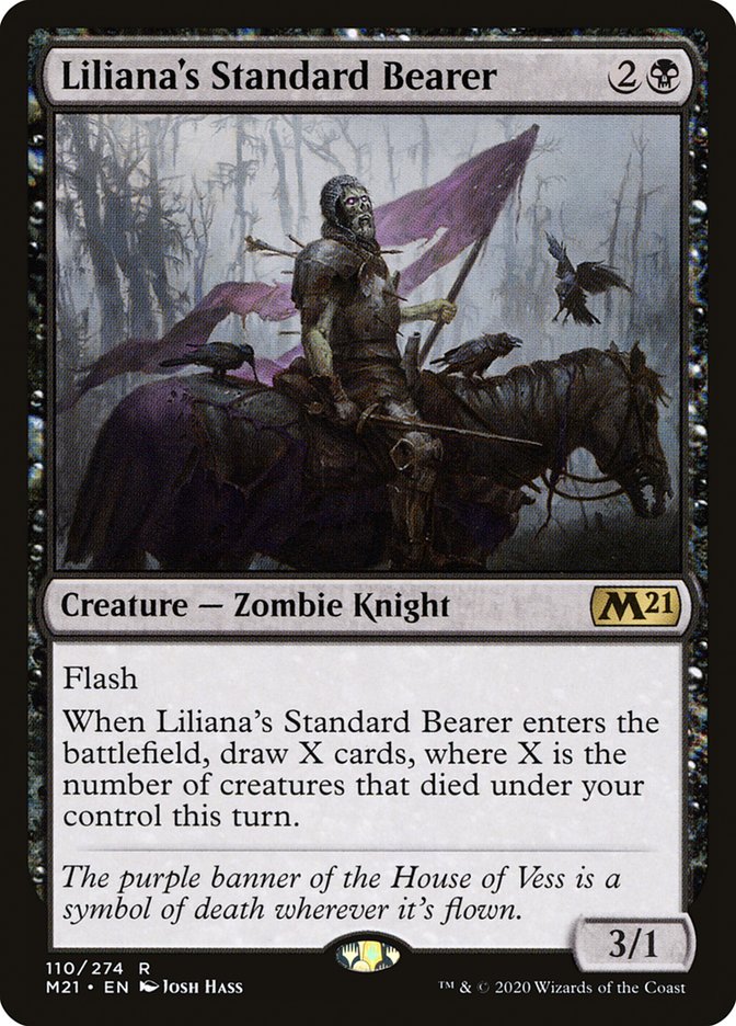 Liliana's Standard Bearer [Core Set 2021] MTG Single Magic: The Gathering    | Red Claw Gaming