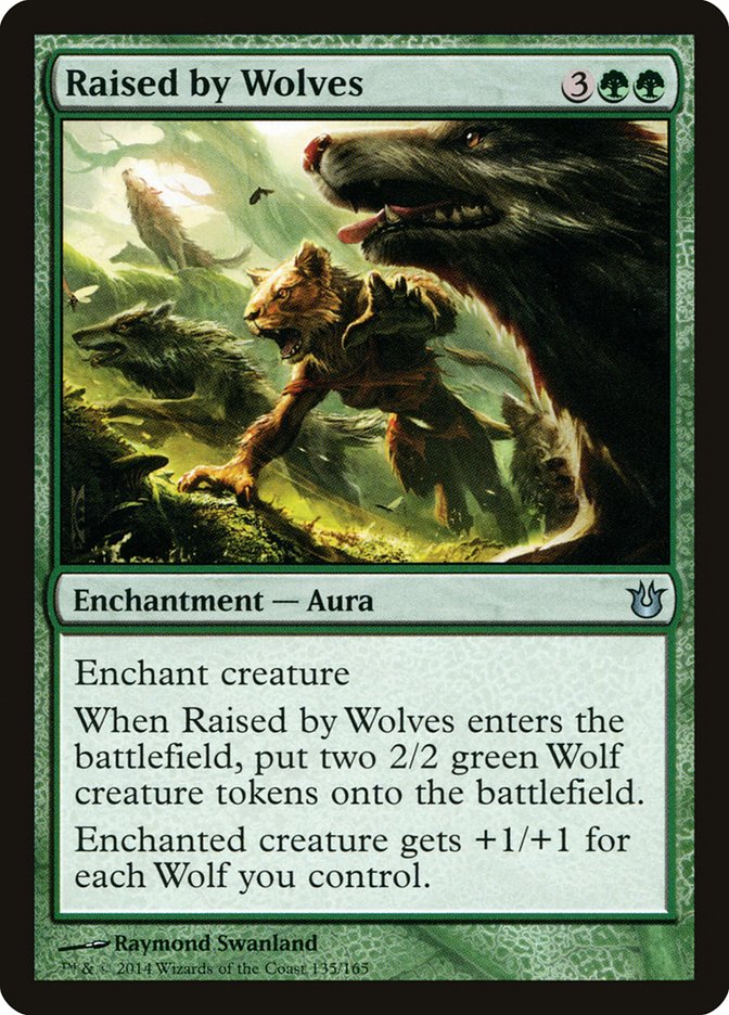 Raised by Wolves [Born of the Gods] MTG Single Magic: The Gathering    | Red Claw Gaming