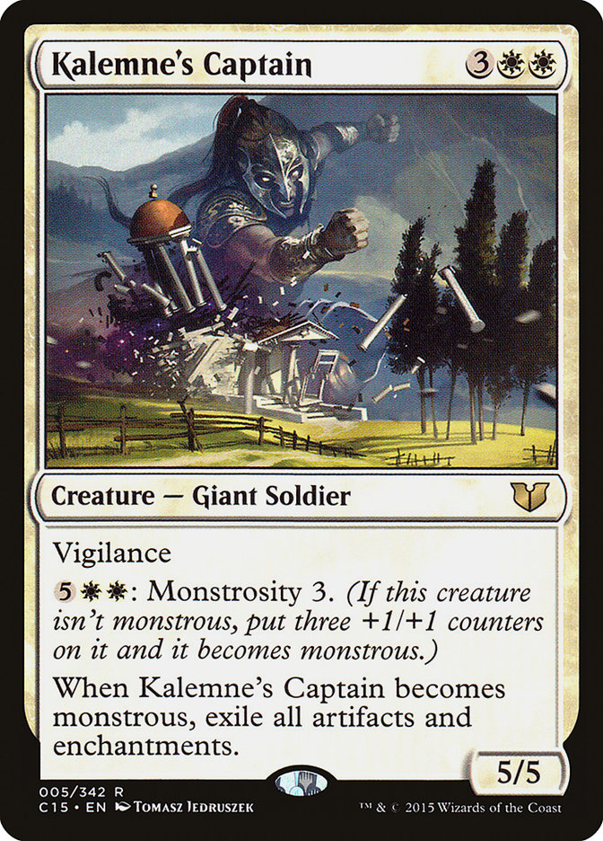 Kalemne's Captain [Commander 2015] MTG Single Magic: The Gathering    | Red Claw Gaming