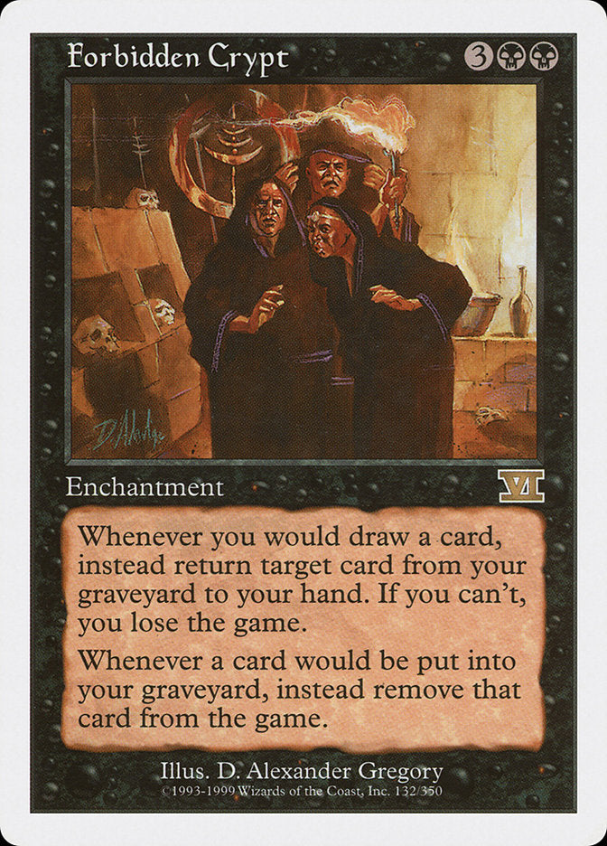 Forbidden Crypt [Classic Sixth Edition] MTG Single Magic: The Gathering    | Red Claw Gaming