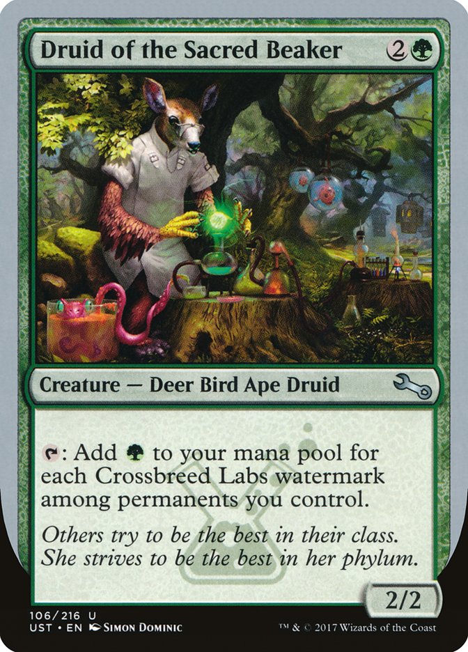 Druid of the Sacred Beaker [Unstable] MTG Single Magic: The Gathering    | Red Claw Gaming
