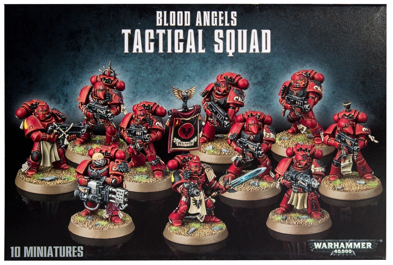 BLOOD ANGELS TACTICAL SQUAD Warhammer 40,000 Games Workshop    | Red Claw Gaming