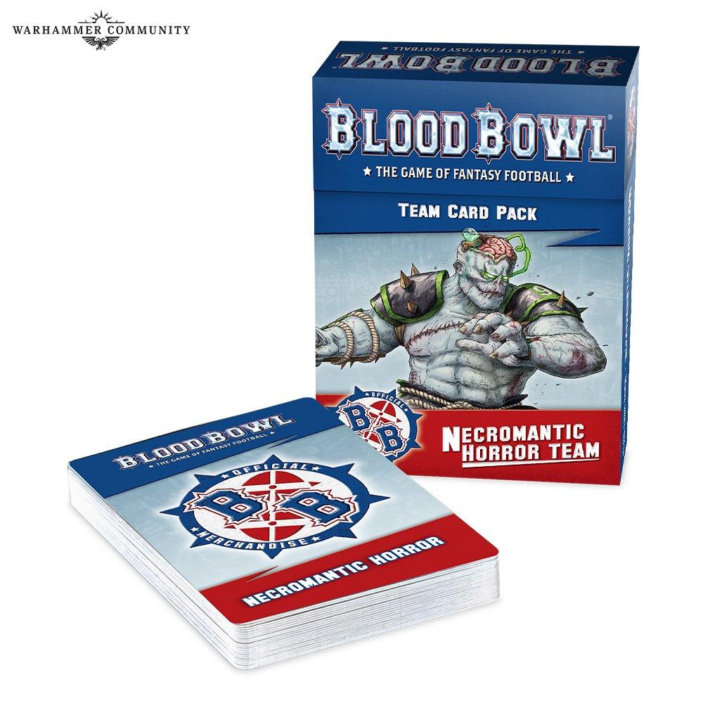 BLOOD BOWL: NECROMANTIC TEAM CARD PACK (DIRECT) Blood Bowl Games Workshop | Red Claw Gaming
