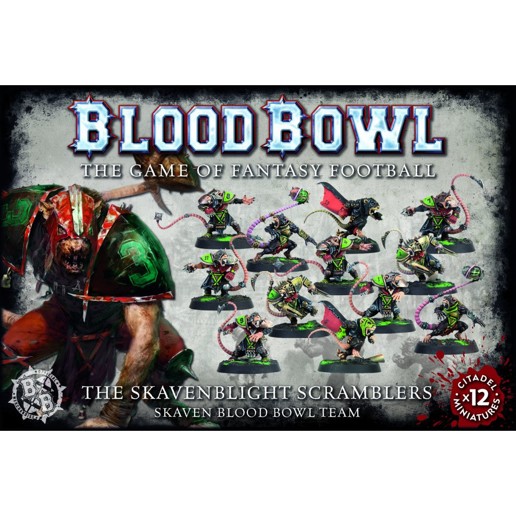 BLOOD BOWL: THE SKAVENBLIGHT SCRAMBLERS SKAVEN TEAM Blood Bowl Games Workshop | Red Claw Gaming