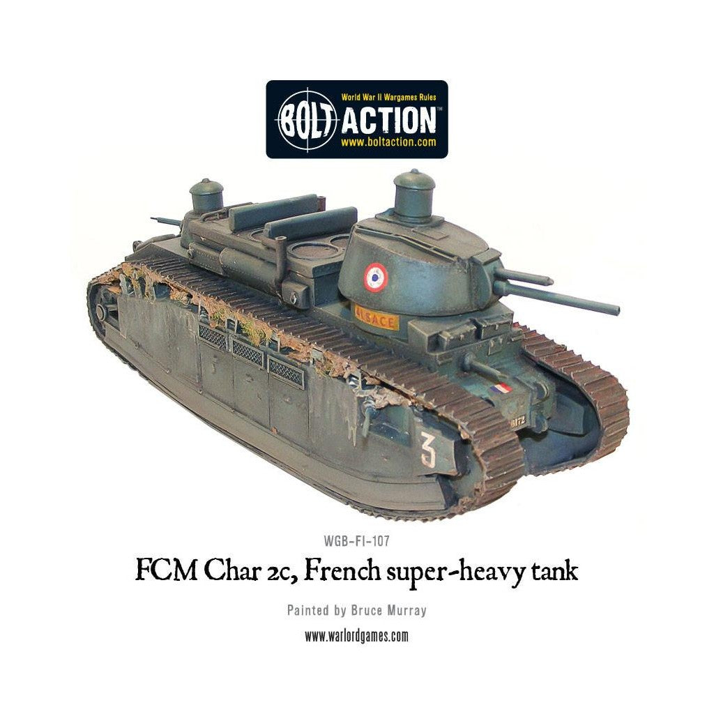 FCM Char 2c, French Super-Heavy Tank French Warlord Games    | Red Claw Gaming