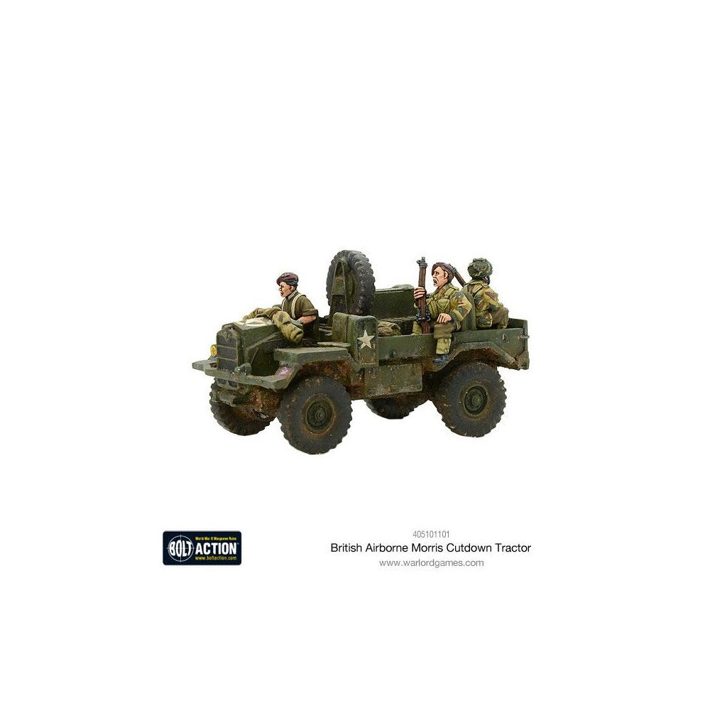 British Airborne Morris Cutdown Tractor British Warlord Games    | Red Claw Gaming