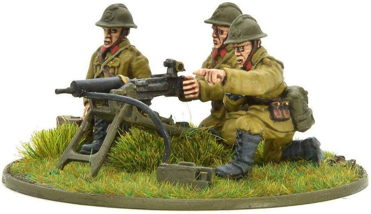 Belgian Army MMG Team Belgian Warlord Games    | Red Claw Gaming