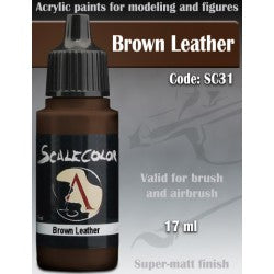 BROWN LEATHER SC31 Scale Color Scale 75    | Red Claw Gaming