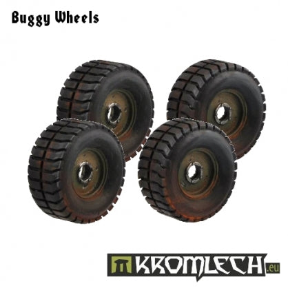 Buggy Wheels (4) Minatures Kromlech    | Red Claw Gaming