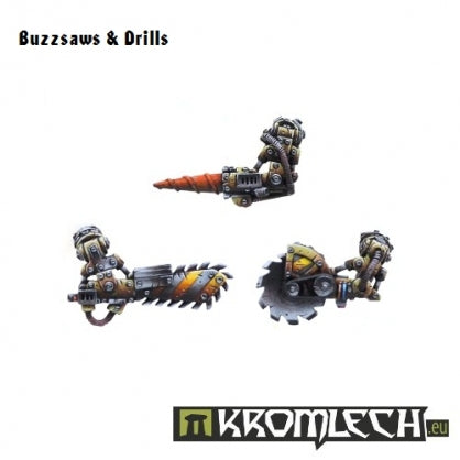 Buzzsaws & Drills (6) Minatures Kromlech    | Red Claw Gaming
