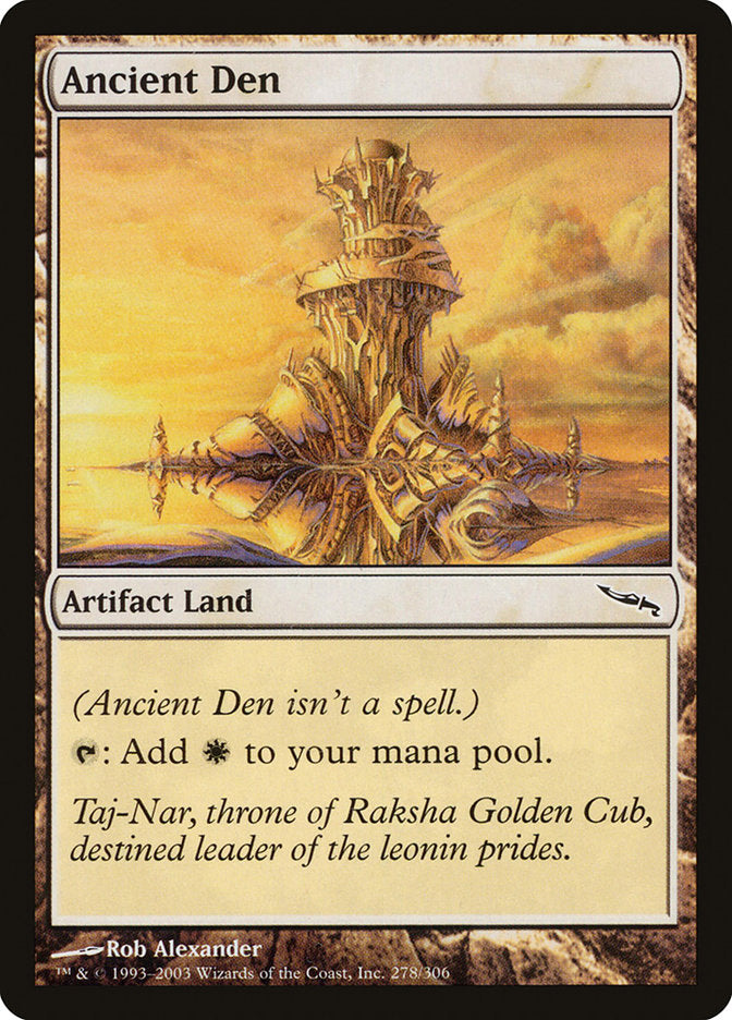 Ancient Den [Mirrodin] MTG Single Magic: The Gathering    | Red Claw Gaming