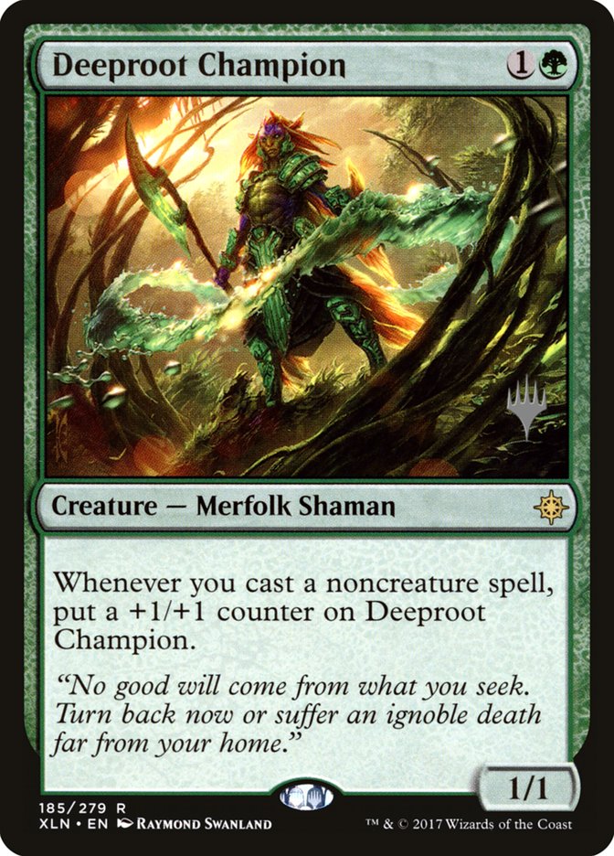 Deeproot Champion (Promo Pack) [Ixalan Promos] MTG Single Magic: The Gathering    | Red Claw Gaming
