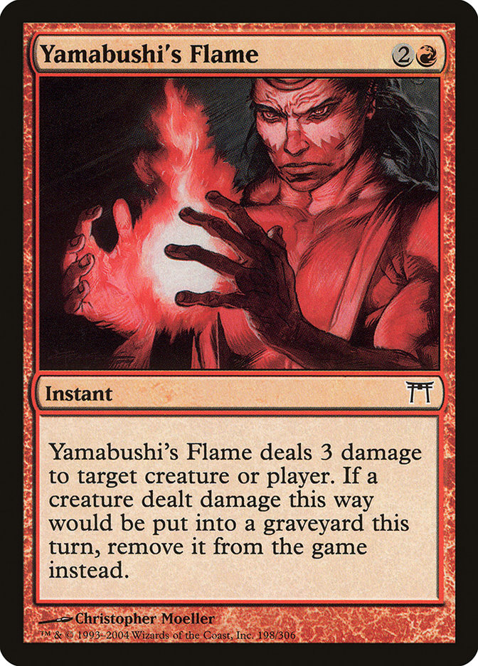Yamabushi's Flame [Champions of Kamigawa] MTG Single Magic: The Gathering    | Red Claw Gaming