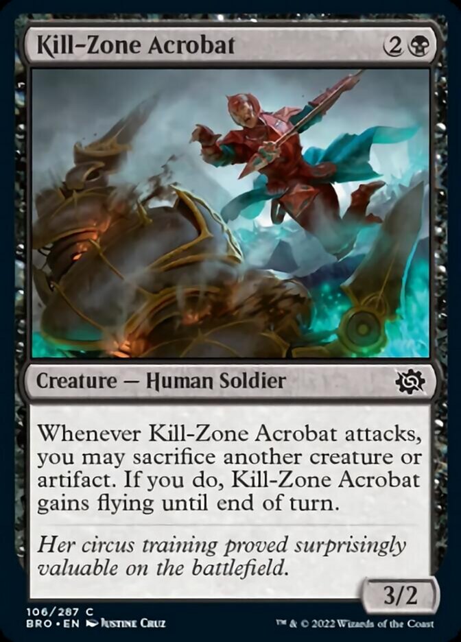 Kill-Zone Acrobat [The Brothers' War] MTG Single Magic: The Gathering    | Red Claw Gaming
