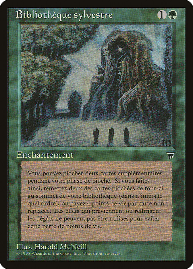 Sylvan Library (French) - "Bibliotheque sylvestre" [Renaissance] MTG Single Magic: The Gathering    | Red Claw Gaming