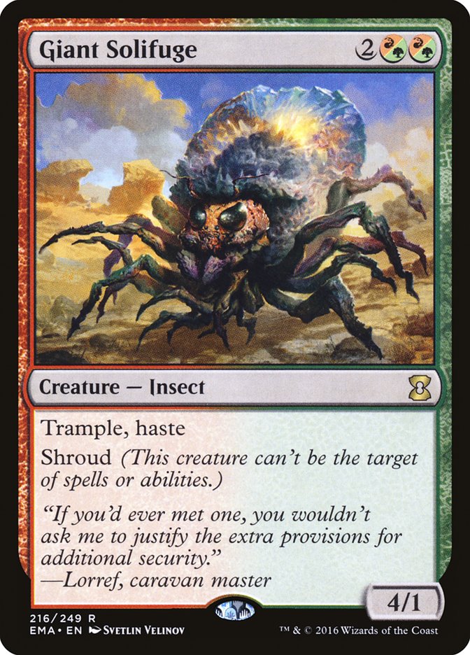 Giant Solifuge [Eternal Masters] MTG Single Magic: The Gathering    | Red Claw Gaming