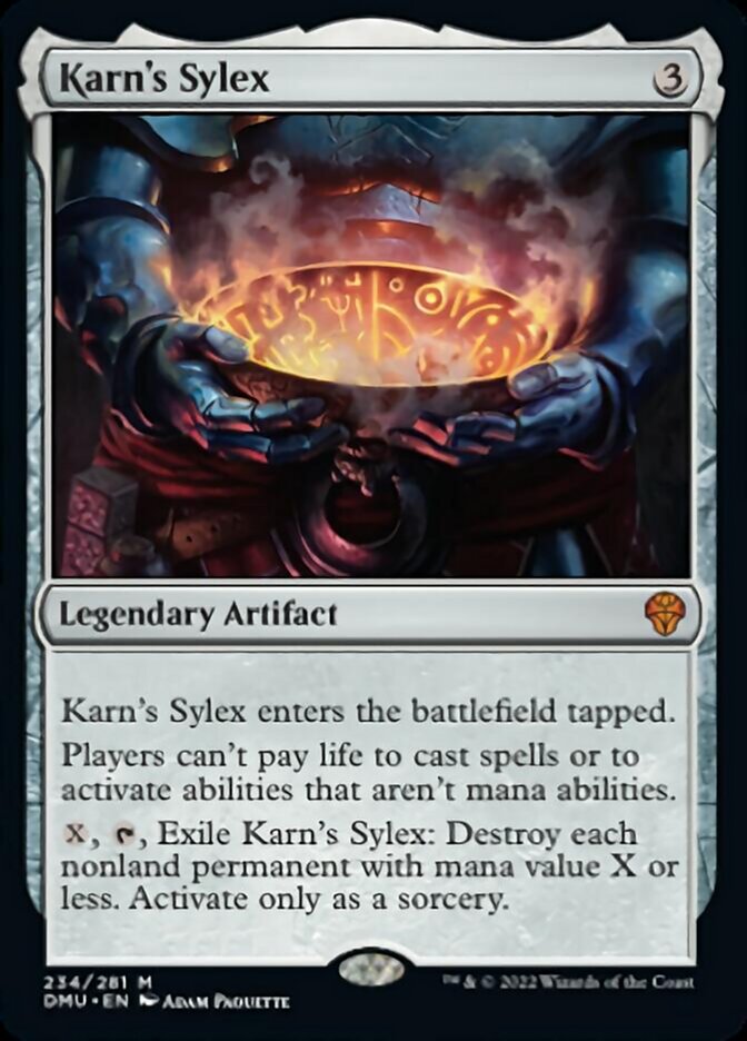 Karn's Sylex [Dominaria United] MTG Single Magic: The Gathering    | Red Claw Gaming