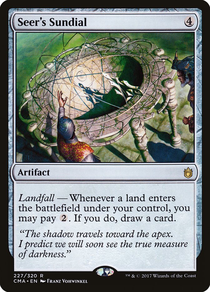 Seer's Sundial [Commander Anthology] MTG Single Magic: The Gathering    | Red Claw Gaming