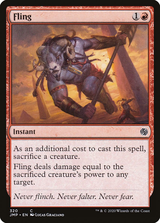 Fling [Jumpstart] MTG Single Magic: The Gathering    | Red Claw Gaming