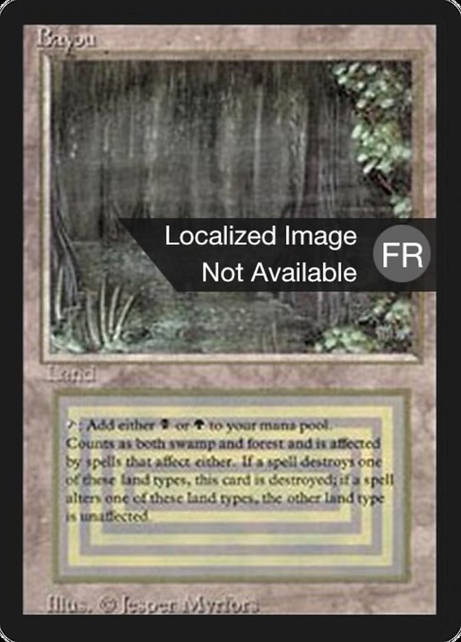 Bayou [Foreign Black Border] MTG Single Magic: The Gathering    | Red Claw Gaming