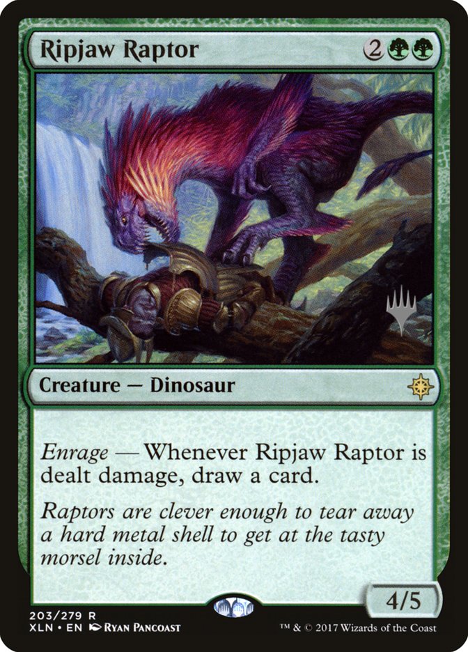 Ripjaw Raptor (Promo Pack) [Ixalan Promos] MTG Single Magic: The Gathering    | Red Claw Gaming
