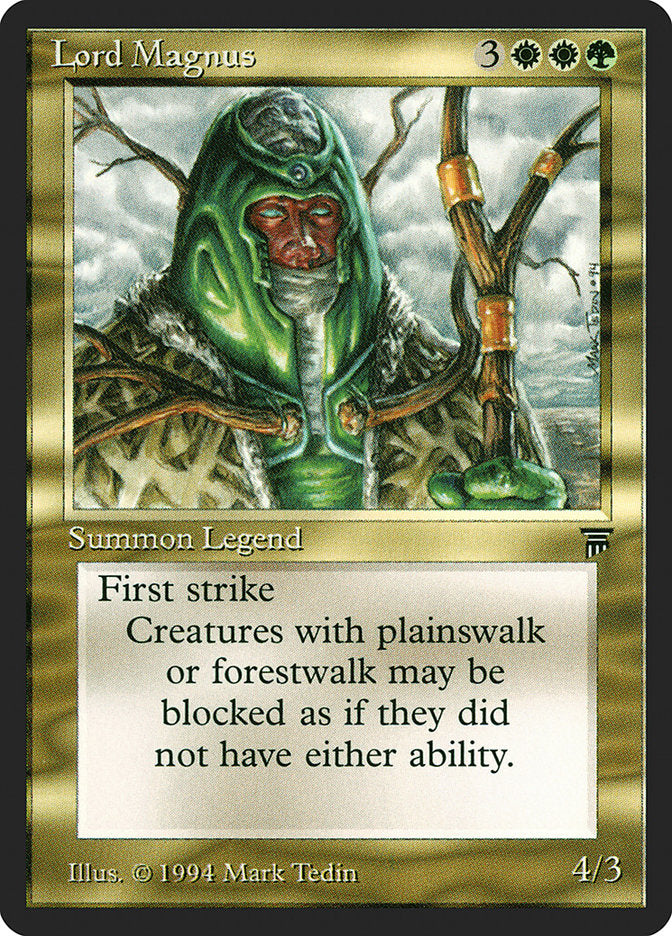 Lord Magnus [Legends] MTG Single Magic: The Gathering    | Red Claw Gaming