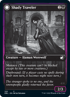 Shady Traveler // Stalking Predator [Innistrad: Double Feature] MTG Single Magic: The Gathering    | Red Claw Gaming