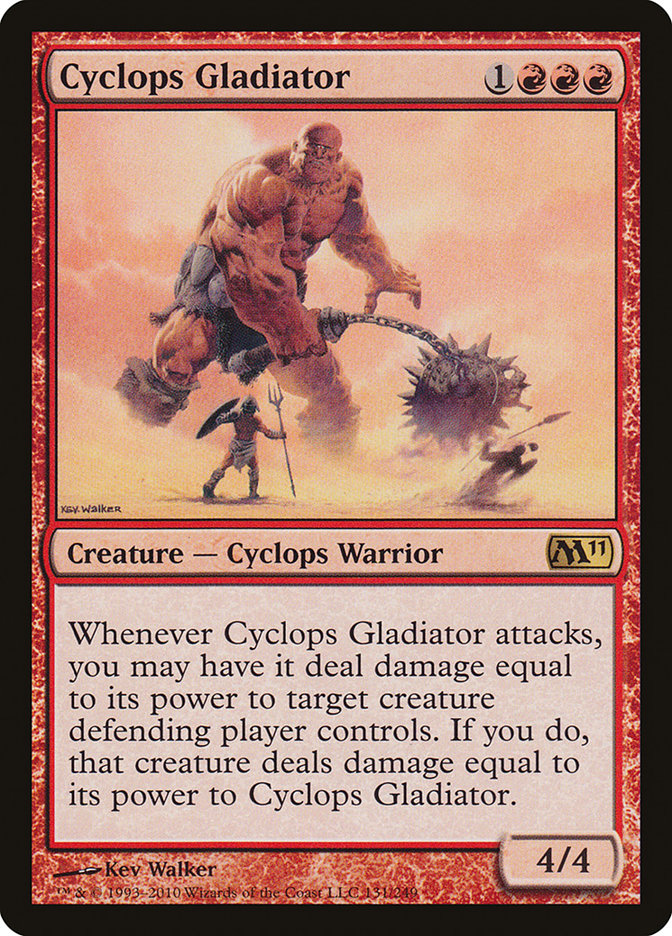 Cyclops Gladiator [Magic 2011] MTG Single Magic: The Gathering    | Red Claw Gaming