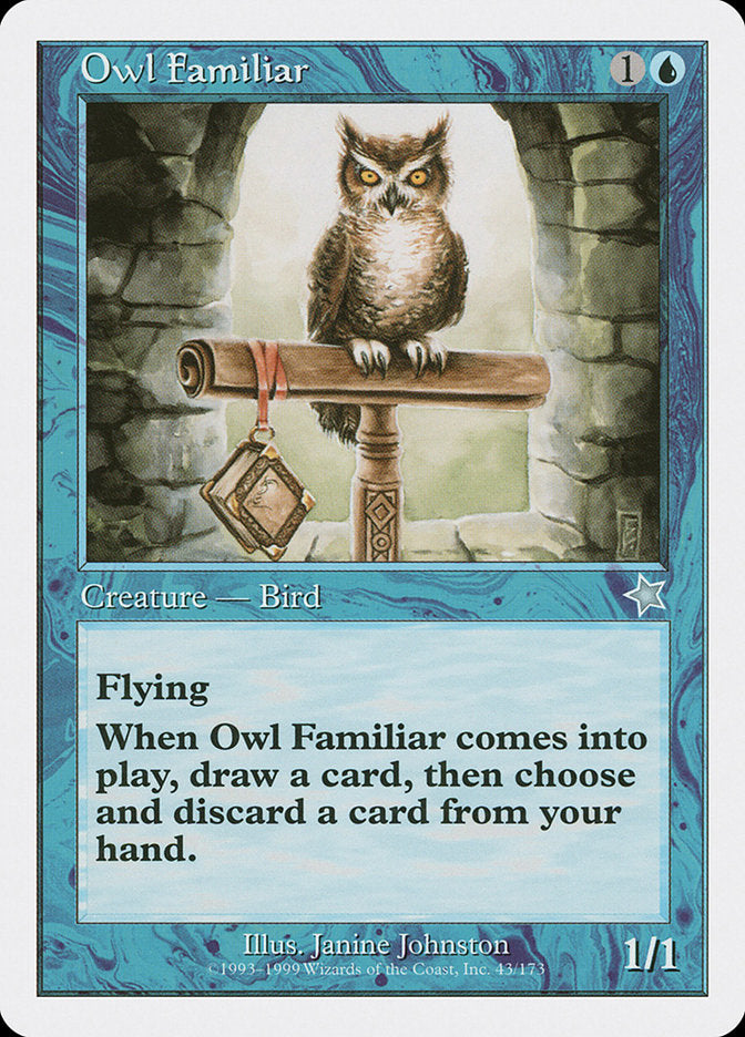 Owl Familiar [Starter 1999] MTG Single Magic: The Gathering    | Red Claw Gaming