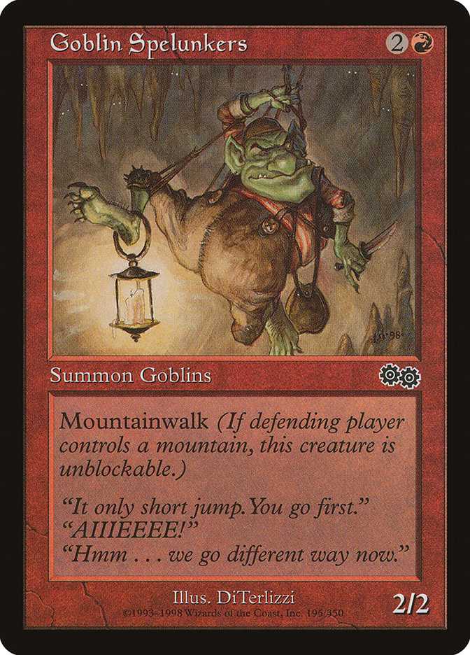 Goblin Spelunkers [Urza's Saga] MTG Single Magic: The Gathering    | Red Claw Gaming