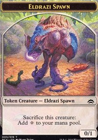 Eldrazi Spawn (003) // Eldrazi Double-Sided Token [Planechase Anthology Tokens] MTG Single Magic: The Gathering    | Red Claw Gaming