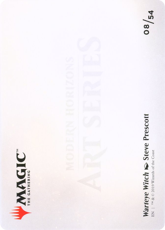 Warteye Witch // Warteye Witch [Modern Horizons Art Series] MTG Single Magic: The Gathering    | Red Claw Gaming